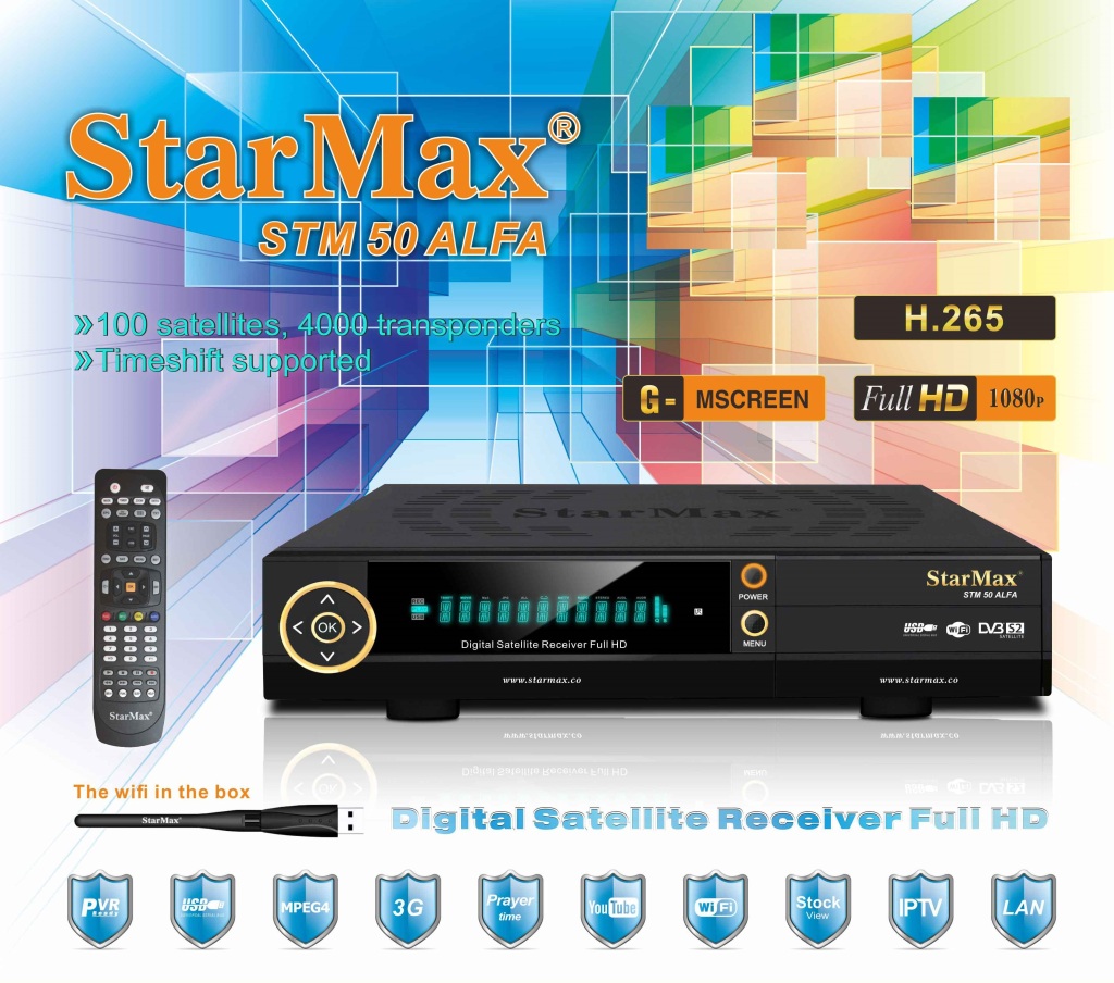 فروش رسیور استارمکس آلفا 50 - StarMax STM 50 ALFA